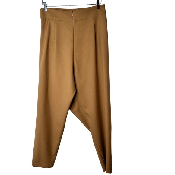 Sandra Weil Messaline Pant A Designer Asymmetrical High Rise Wool Blend Size 10 - Picture 5 of 8